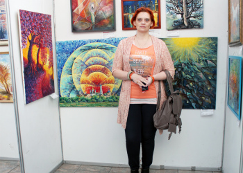 На Международной выставке «Российская неделя искусств» (Russian Art Week) март 2017., 2017, , Аристархова Елена